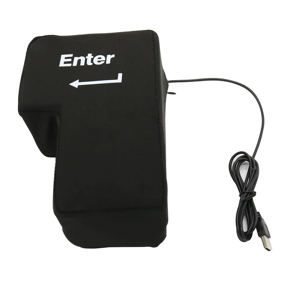 Big USB Enter Key Stress Button