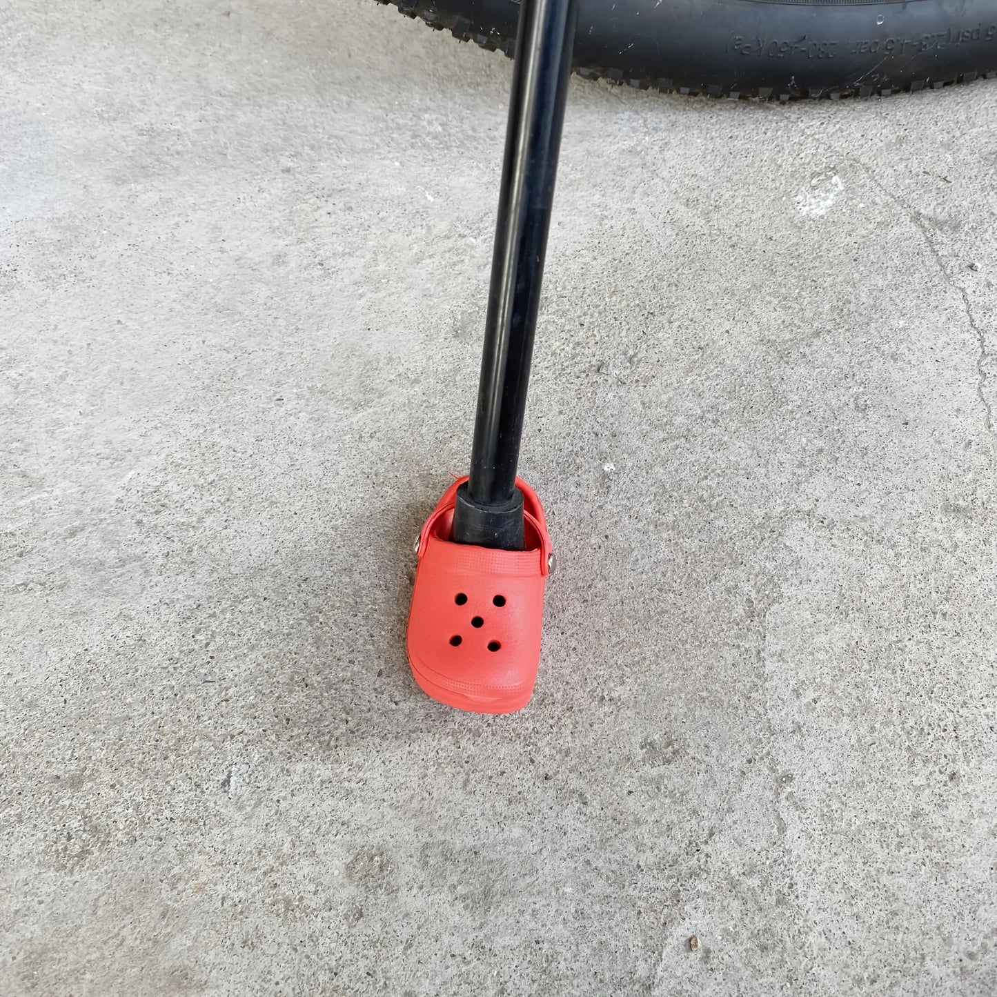 Mini Croc Shoe for Motorcycle Kickstand