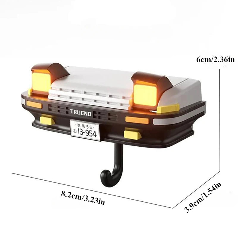 AE86 Car Headlight Wall Key Holder