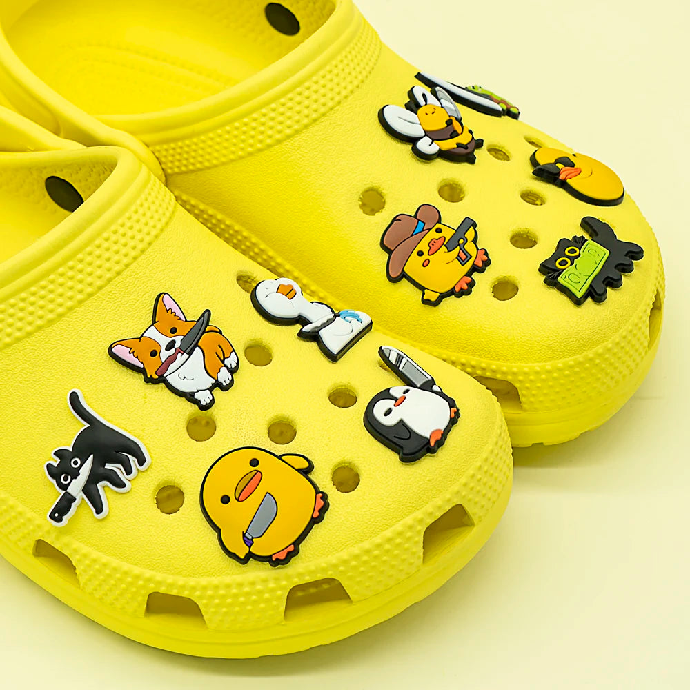 Animal Gang Shoe Charms Set (10pcs)