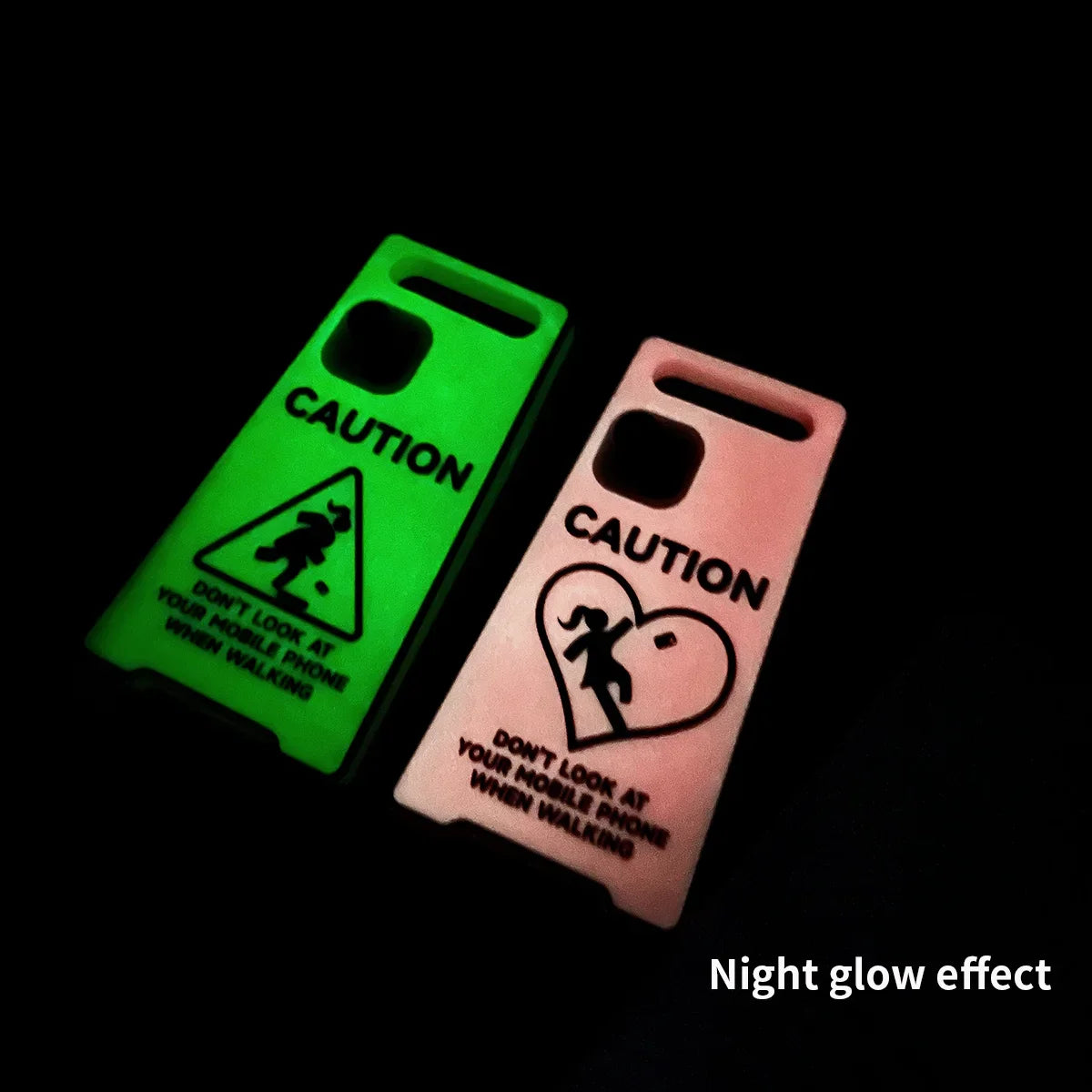 Phone Case Warning: Don’t Look at Your Phone While Walking
