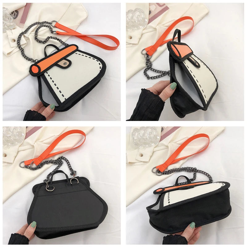 ToonTote Cartoon Canvas Bag