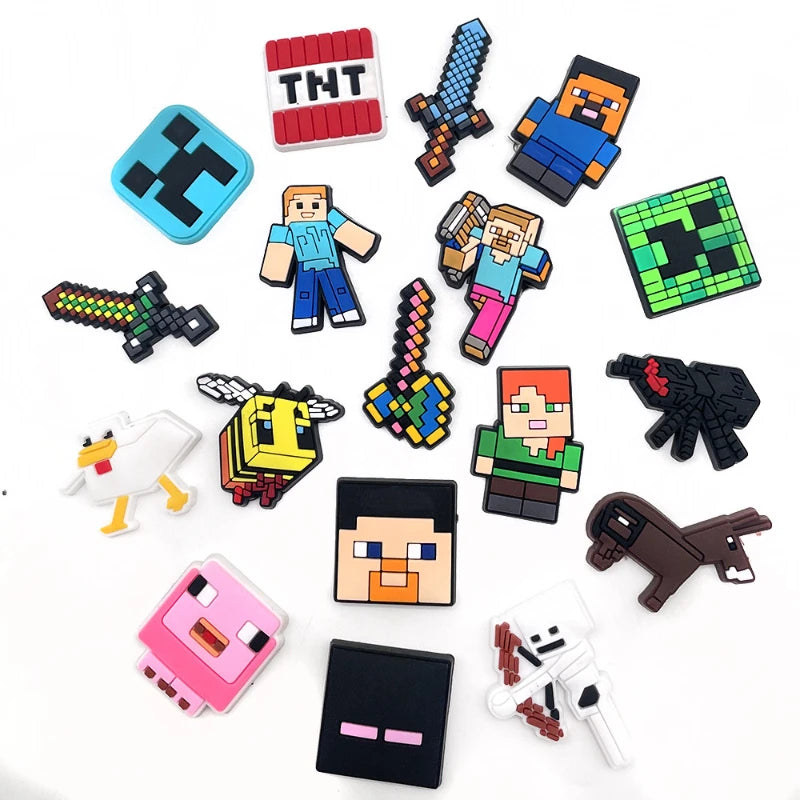 Minecraft Shoe Charms Set - (18pcs)