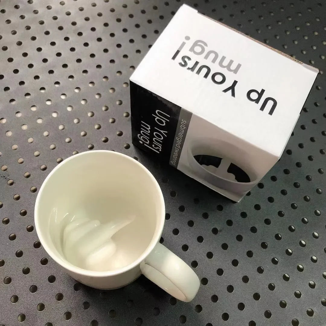 Middle Finger Mug Surprise
