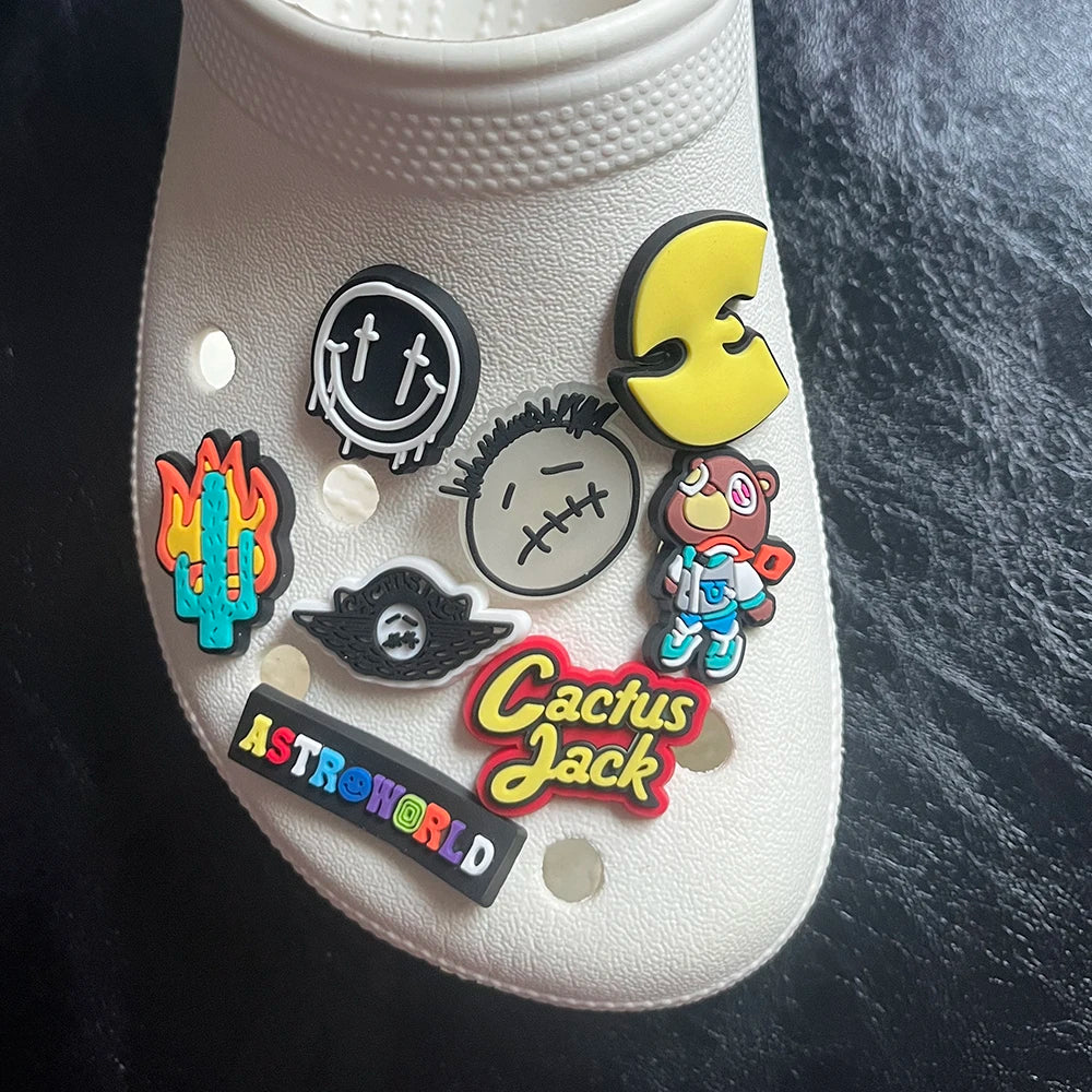 Hip Hop Jibbitz Shoe Charms Set (17pcs)
