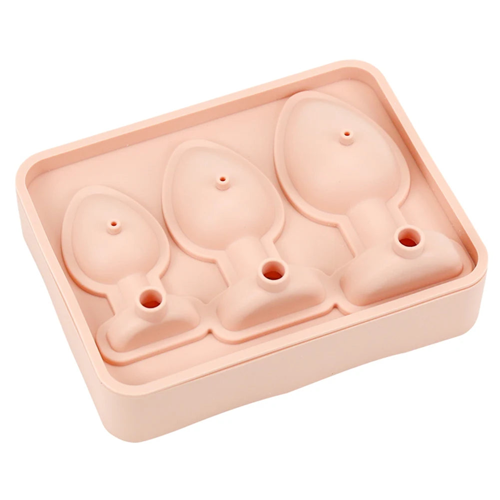 Prank Peach Plug Ice Cube Mold