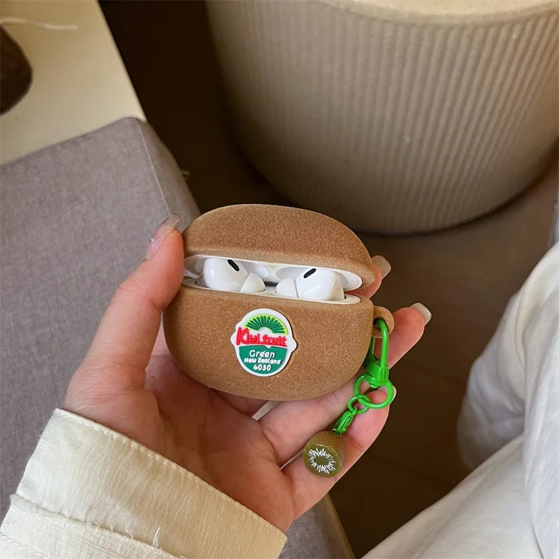 Fuzzy Kiwi AirPods Case