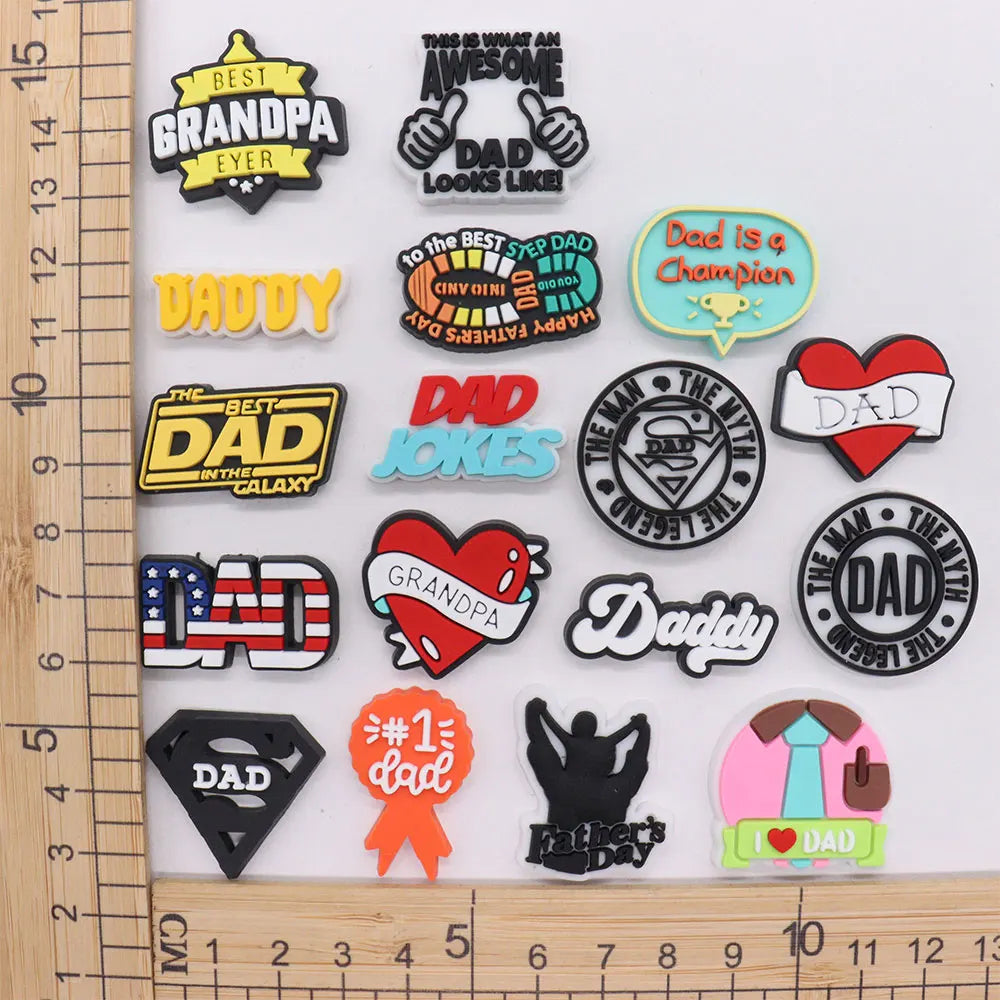 Bes Dad Shoe Charms Set (17pcs)