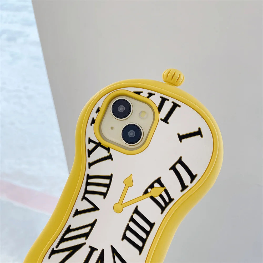 Melting Clock 3D Phone Case