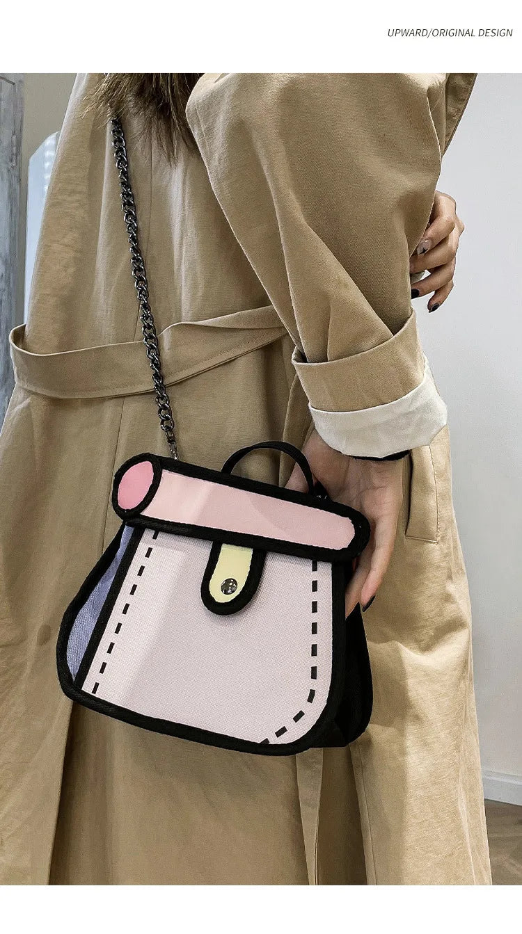 ToonTote Cartoon Canvas Bag