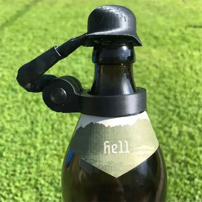 Mini Soldier Helmet for Beer Bottles