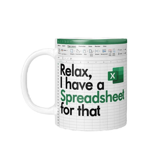 Excel Pattern Coffee Mug