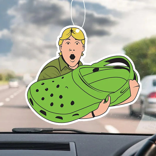 Steve Irwin Croc Car Air Freshener