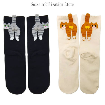Balls-Out Cat Socks