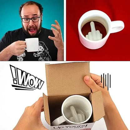 Middle Finger Mug Surprise