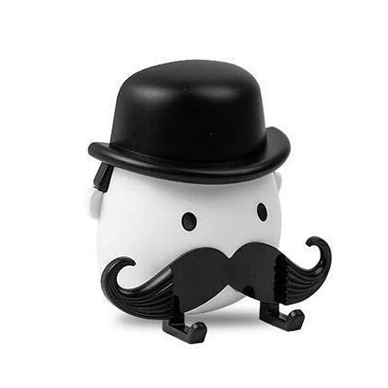 Monopoly Man Style Wall Razor Holder