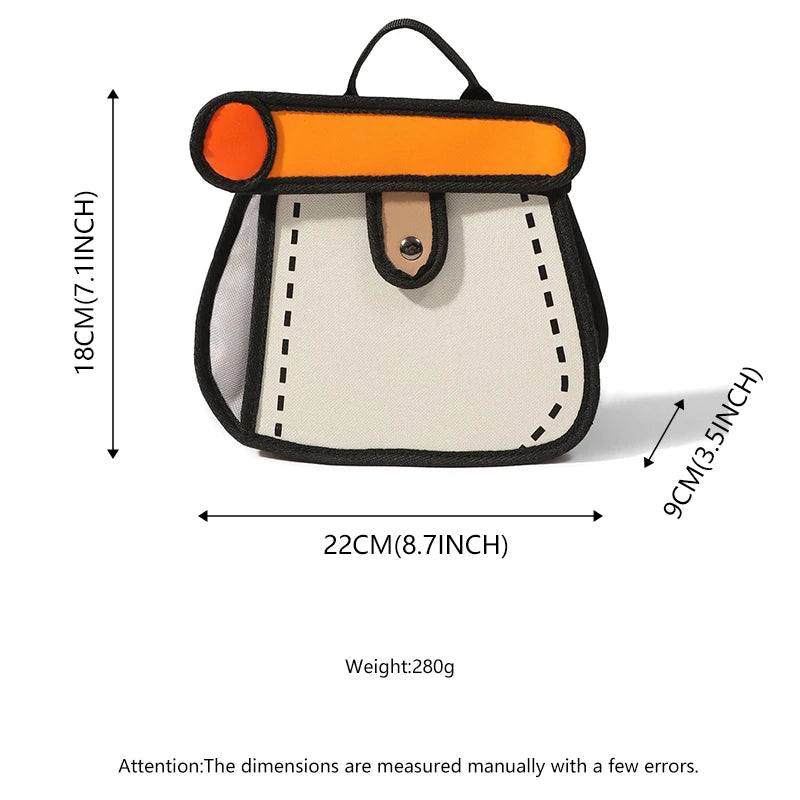 ToonTote Cartoon Canvas Bag