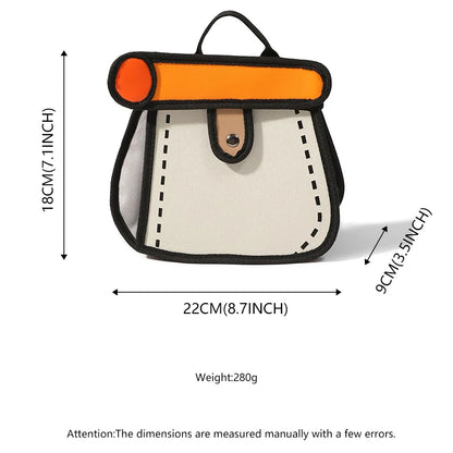 ToonTote Cartoon Canvas Bag