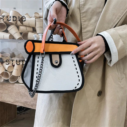 ToonTote Cartoon Canvas Bag