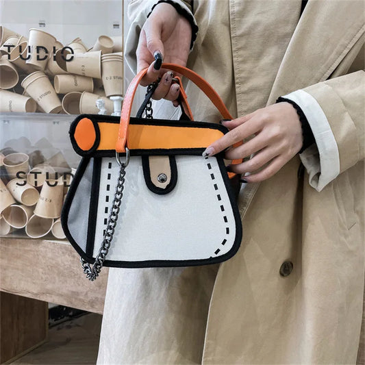 ToonTote Cartoon Canvas Bag
