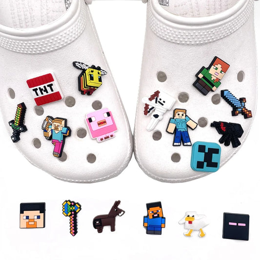 Minecraft Shoe Charms Set - (18pcs)