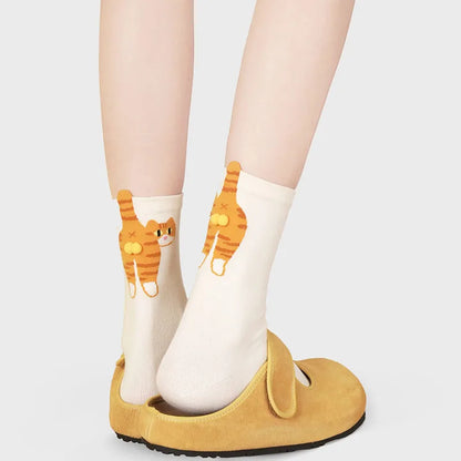 Balls-Out Cat Socks