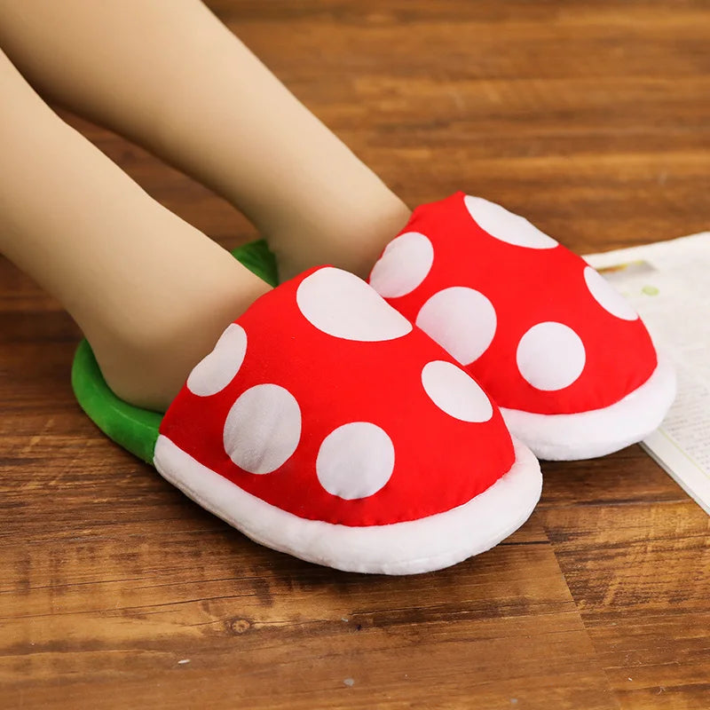 Piranha Plant Home Slippers