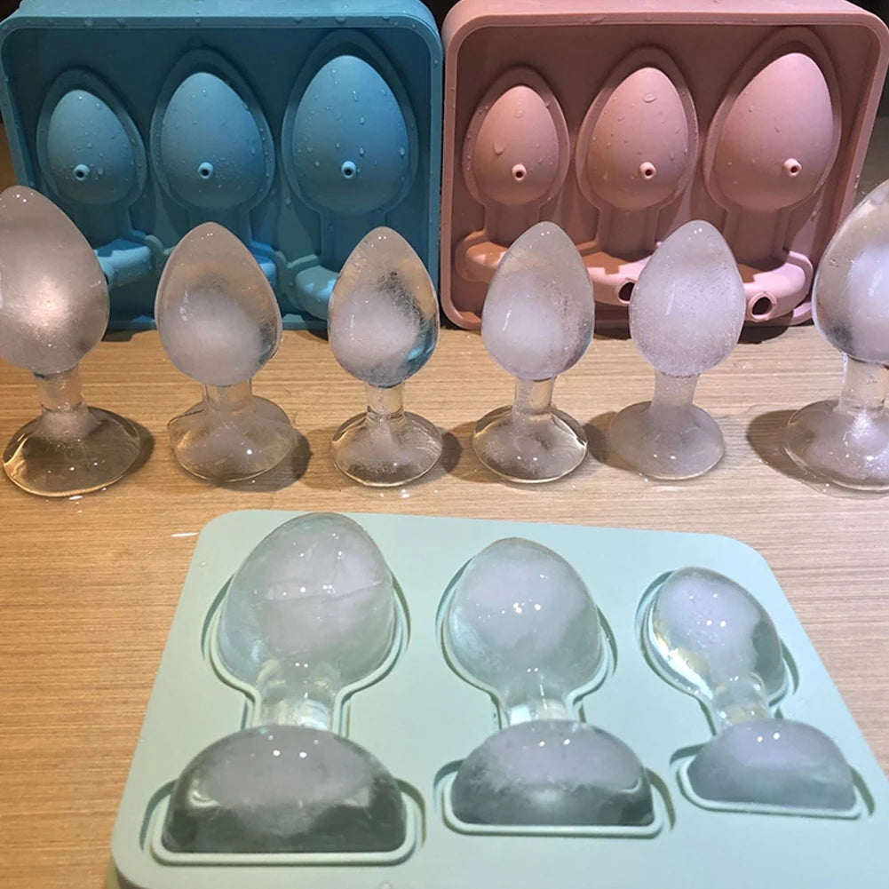 Prank Peach Plug Ice Cube Mold