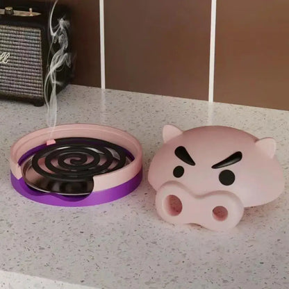 Piggy Mosquito Coil Holder