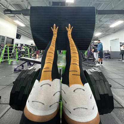 Chicken Leg Gym Socks