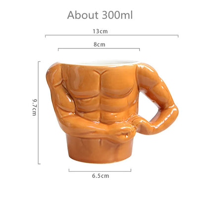 Macho Muscle Ceramic Mug