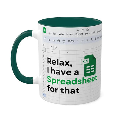 Excel Pattern Coffee Mug