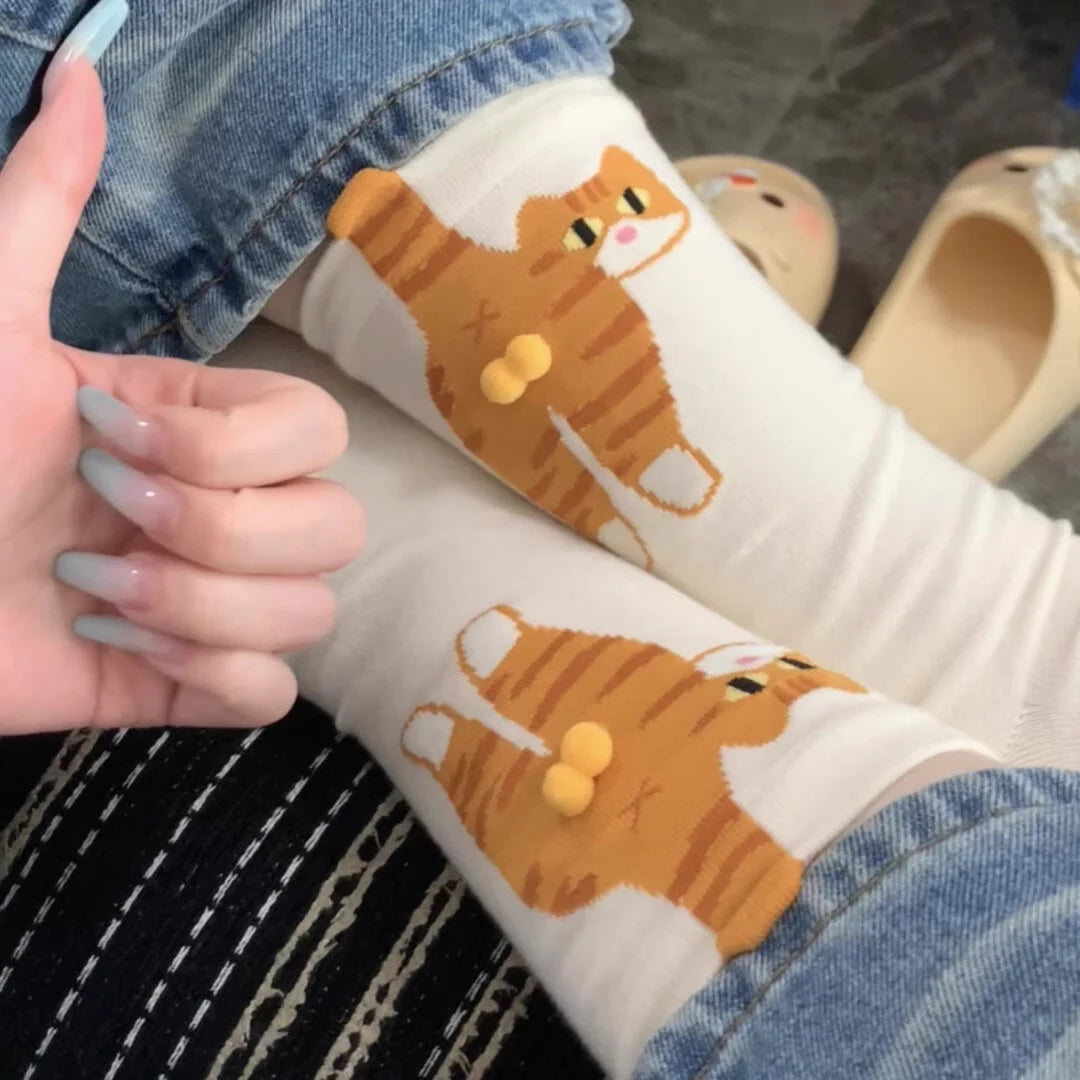 Balls-Out Cat Socks