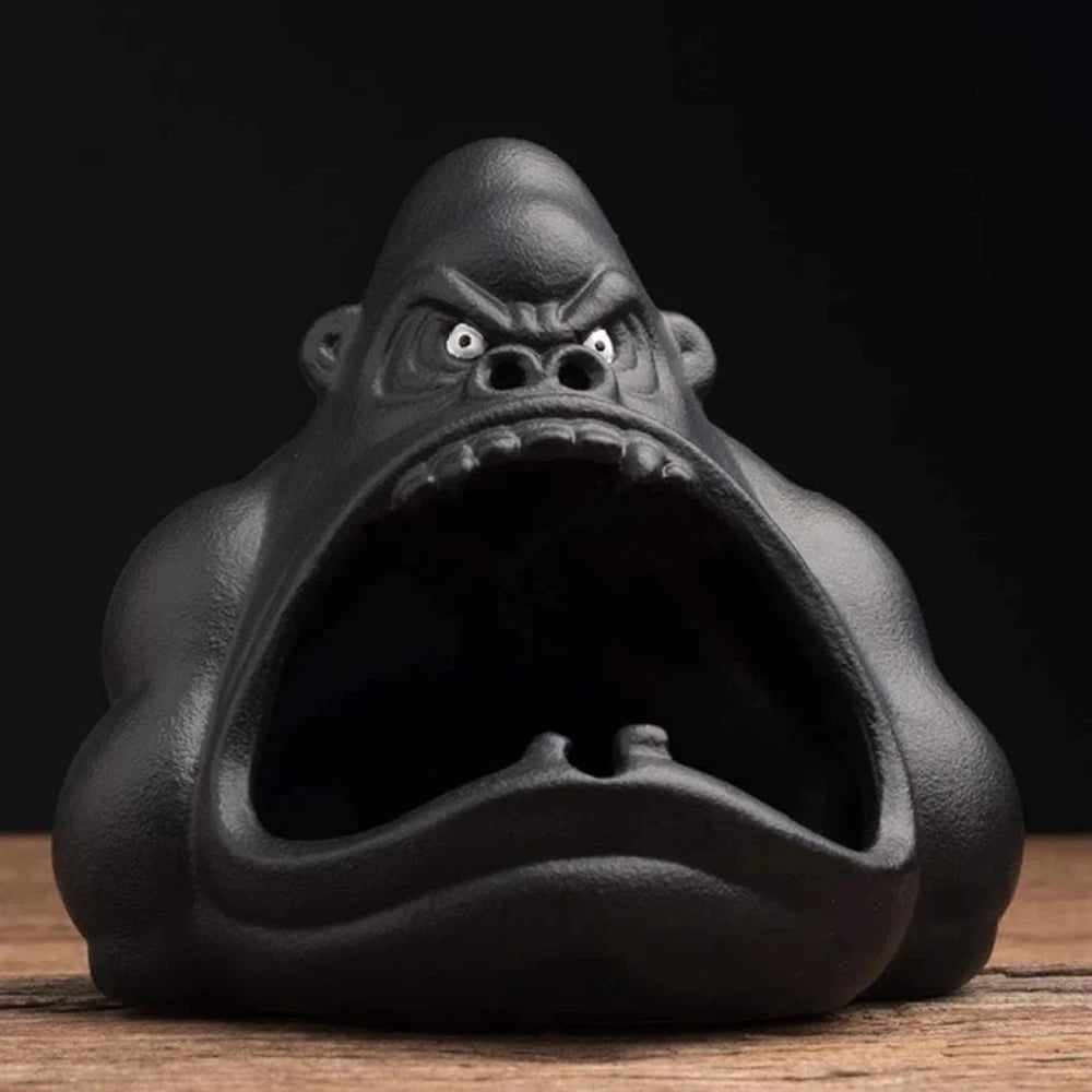 Ceramic Gorilla Ashtray