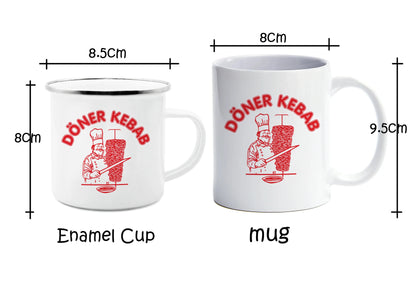 Döner Kebab Enamel Mug