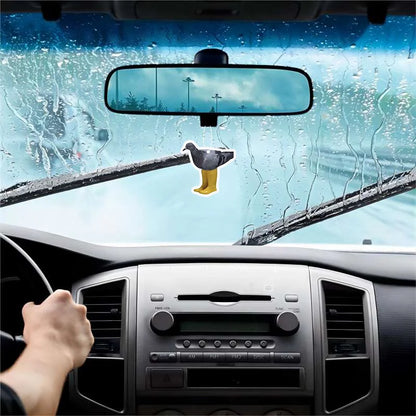 Pigeon with Rubber Boots Car Air Freshener