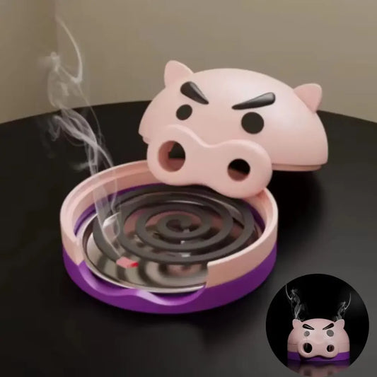 Piggy Mosquito Coil Holder