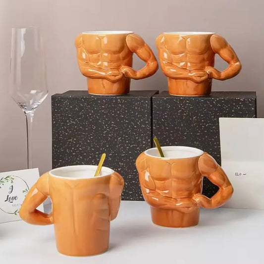 Macho Muscle Ceramic Mug