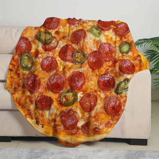 Cozy Pizza Blanket