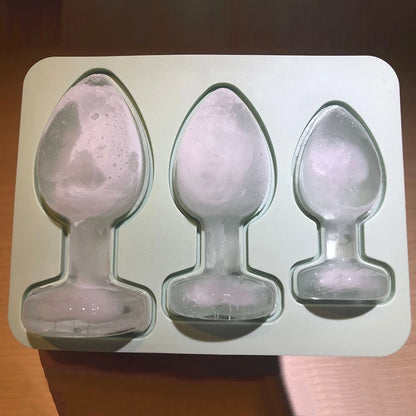Prank Peach Plug Ice Cube Mold