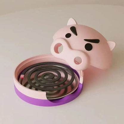 Piggy Mosquito Coil Holder