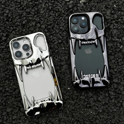 Luxury Tiger Tooth Skull Case