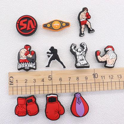 Boxing Shoe Charms Set (10pcs)