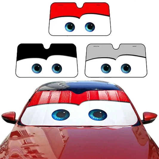 Cars Eyes McQueen Solar Sunshade