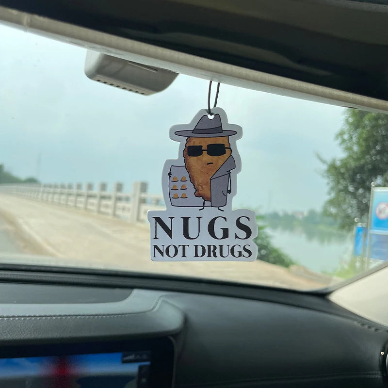 "NUGS NOT DRUGS" Car Air Freshener