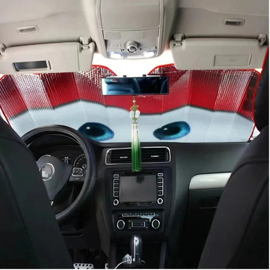 Cars Eyes McQueen Solar Sunshade