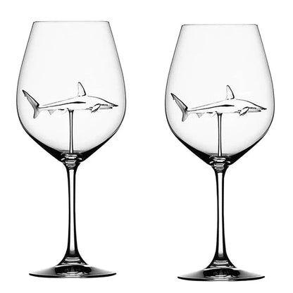 Shark Glass Wine Goblet