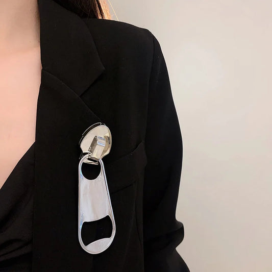Zipper Brooch