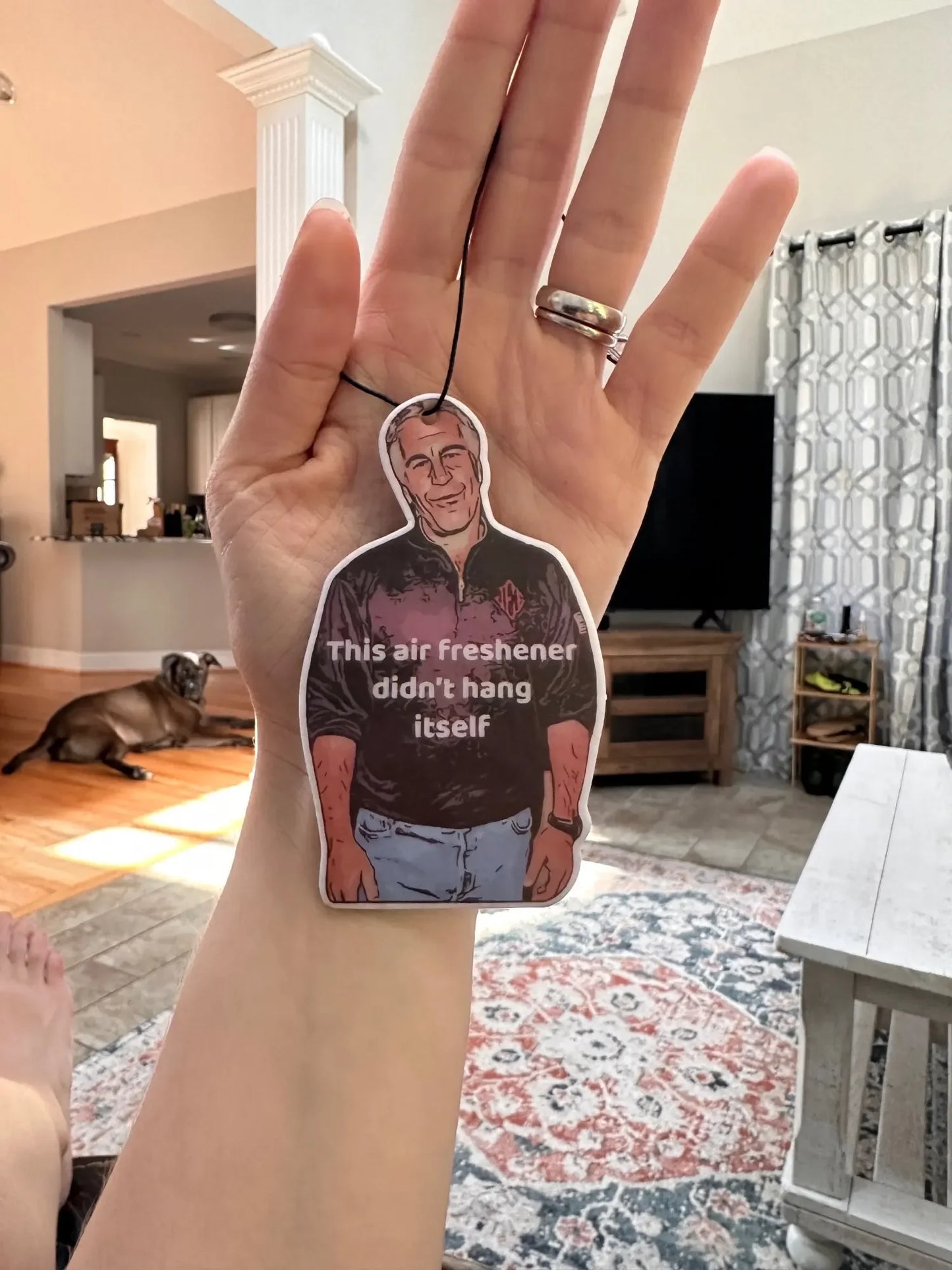 The Air Freshener Didn’t Hang Himself
