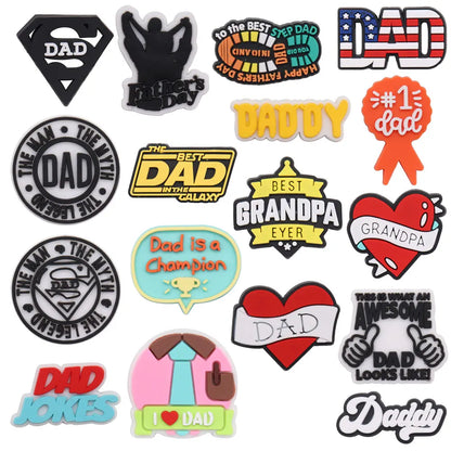Bes Dad Shoe Charms Set (17pcs)